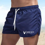 Short de plage Esprit Boxe (couleur bleu marine)