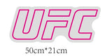 Néon UFC LED rose, format 50 x 21 cm
