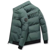 Doudoune de boxe vert sapin Esprit Boxe, matelassage horizontal