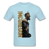 T shirt Conor McGregor 2023, couleur bleu clair