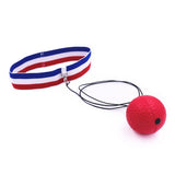 Balle réflexe boxe bandeau motif France, élastique réglable et balle mousse