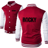 Veste teddy Rocky bordeaux, marquage ROCKY au dos