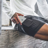 Short 2 en 1 homme look BG
