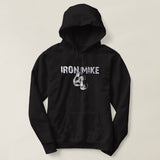 Sweat boxe Mike Tyson 2023, avec le visage du jeune Mike en noir et blanc (vue devant)
