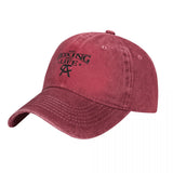 Casquette Canelo délavée rouge, monogramme CA en étoile
