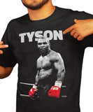 T-shirt Mike Tyson, visuel photographique centré sur le buste