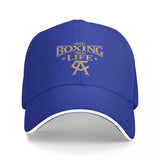 Casquette No Boxing No Life bleue, logo doré