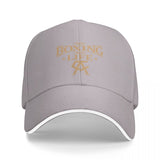 Casquette No Boxing No Life grise, logo doré
