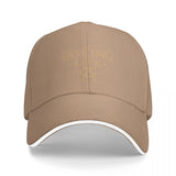Casquette No Boxing No Life beige, logo doré