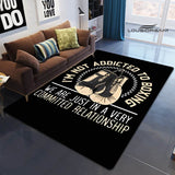 Tapis chambre ado boxe — Not addicted to boxing — gants beiges