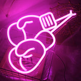 Néon mural gants de boxe — visuel 12