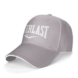 Casquette Everlast grise, grand lettrage blanc