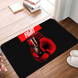 Paillasson gants de boxe — Gants rouges — bandeau FIGHT