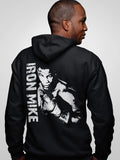 Sweat boxe Mike Tyson 2023, avec le visage du jeune Mike en noir et blanc