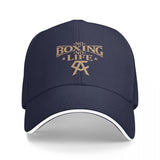 Casquette No Boxing No Life bleu marine, logo doré