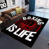 Tapis chambre ado boxe — Boxing is life