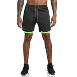 Short 2 en 1 homme, vue avant