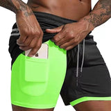 Short 2 en 1 homme