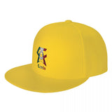 Casquette Canelo snapback jaune, écusson imprimé