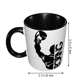 Tasse boxe céramique, les six coloris d'intérieur