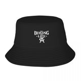 Bob No Boxing No Life noir vu de face, logo blanc et monogramme CA sur la calotte