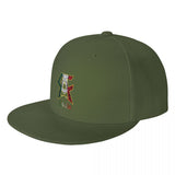 Casquette Canelo snapback vert militaire, écusson imprimé