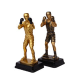 Statue de boxeur, trophée de boxe réaliste