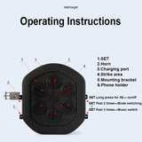 Machine de boxe musicale, instructions d'utilisation