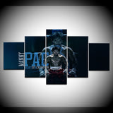 Tableau Manny Pacquiao 5 pièces, double portrait sur fond bleu nuit — vue 6