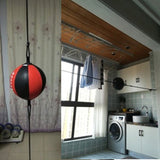 Entraînement au ballon double élastique de boxe à domicile