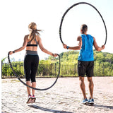 Entraînement à la corde à sauter lestée, travail des épaules et du cardio