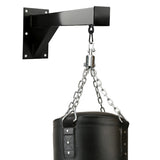 Potence murale pour sac de frappe 150 kg, déport 40 cm, acier renforcé noir