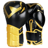 Gants de boxe Laststand or et noir, cuir PU