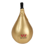Poire de vitesse boxe Wesing coloris or métallisé, format 30 x 18 cm