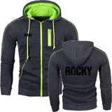 Sweat boxe ROCKY BALBOA gris foncé