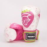 Gants de boxe prétorien rose, motif garde romaine, cuir PU